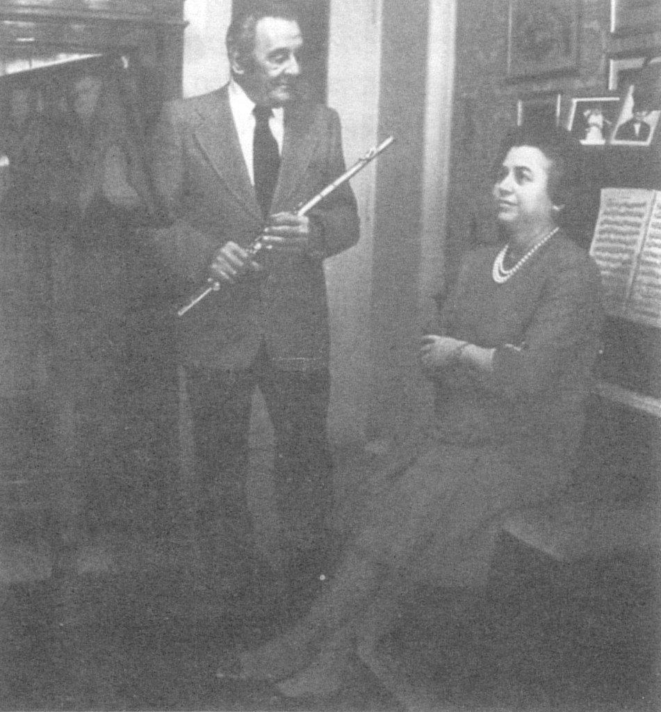 Il maestro Arrigo Tassinari con la moglie Carmela (CC0)